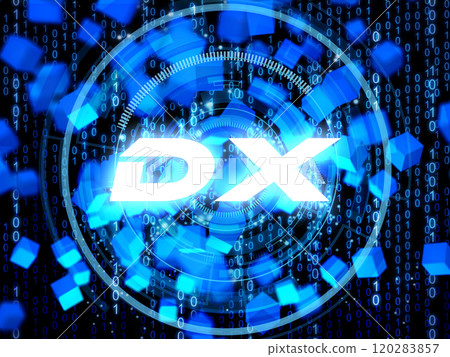 Blue cyber digital background image Blue cyber digital background image 120283857