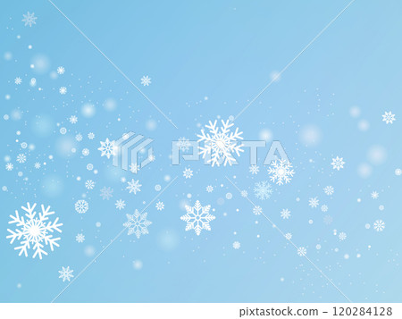 插畫背景與雪花 插畫背景與雪花 120284128