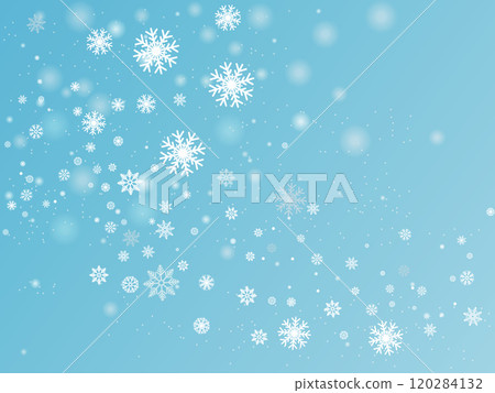 插畫背景與雪花 120284132