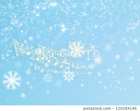 Illustration background with snowflakes Illustration background with snowflakes 120284146