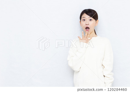 驚訝的女人 120284460