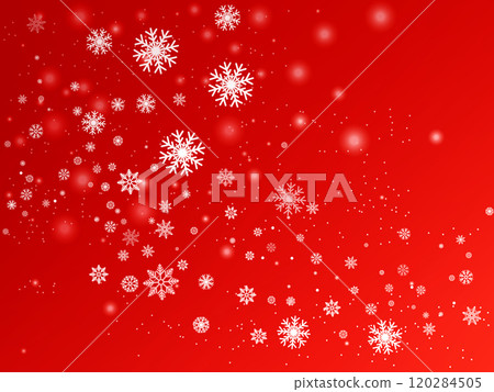Illustration background with snowflakes 120284505