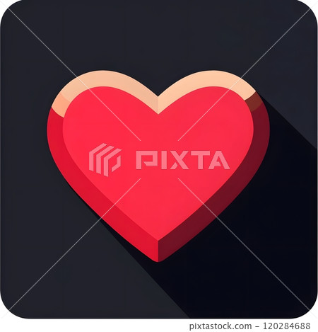 heart, red, heart shape 120284688