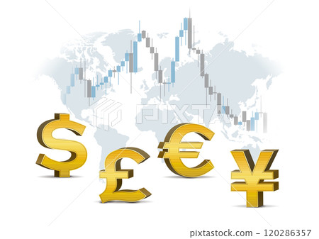 四大貨幣圖片 四大貨幣圖片 120286357