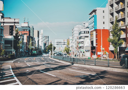 City road landscape 120286663