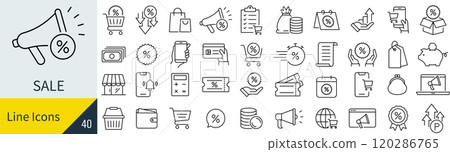 Sale icon set 120286765