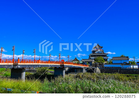 藍天與清須城風景 愛知縣清須市 120288075