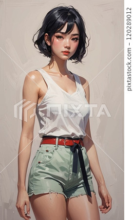 Anime-style girls Japanese gals Manga Japanese anime [AI generated images] 120289012