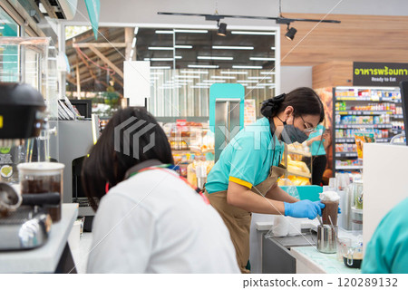 Supermarket or Hypermarket for shopping a food Supermarket or Hypermarket for shopping a food 120289132