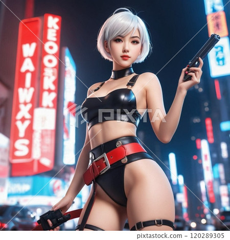 Cheer Taiwan Race Queen Anime Style Girl Japanese Gal Manga Japanese Anime [AI Generated Image] 120289305