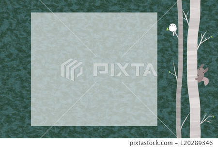 樺木與森林動物 E-2 背景 120289346