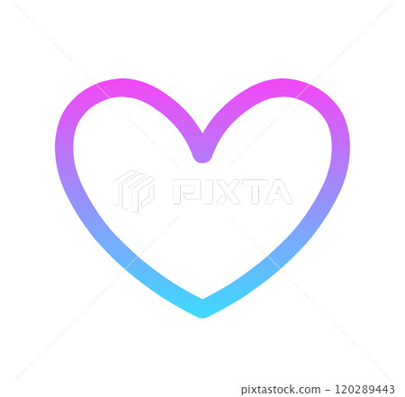 Neon color gradation | Heart symbol Neon color gradation | Heart symbol 120289443
