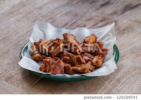 Appetizer, Backgrounds, Biting, Black Color, Bone 120289541