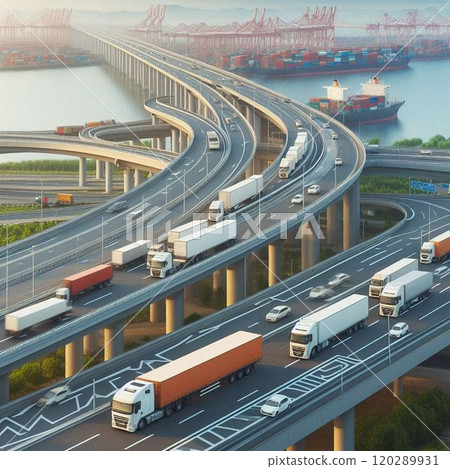 跟踪在高速公路上運行 跟踪在高速公路上運行 120289931