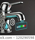 Close the tap properly to conserve water 120290598