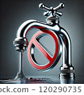 Close the tap properly to conserve water 120290735