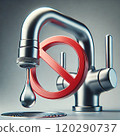 Close the tap properly to conserve water 120290737