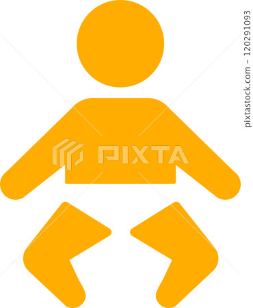 Baby pictogram icon illustration material 120291093