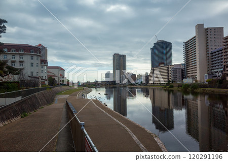 Hankyu Railway Imazu Line Railway Bridge Hankyu Railway Imazu Line Railway Bridge 120291196