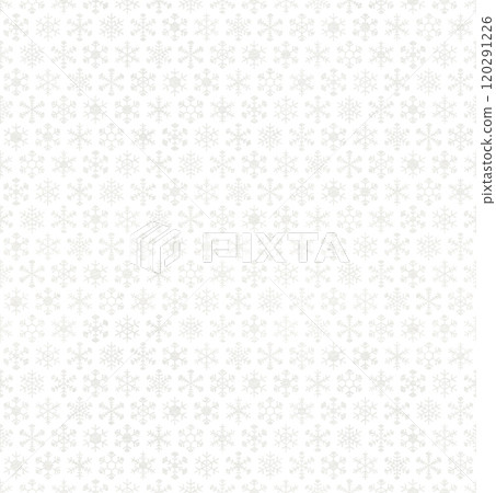 Seamless winter cutout pattern made of colorful snowflakes 120291226