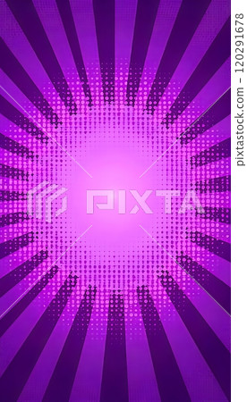 Purple and white retro comic book style background. 120291678