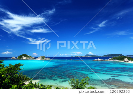 沖繩渡嘉敷島仲夏風光 120292293