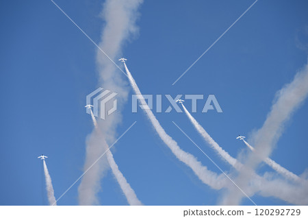 Blue Impulse flying acrobatics Blue Impulse flying acrobatics 120292729