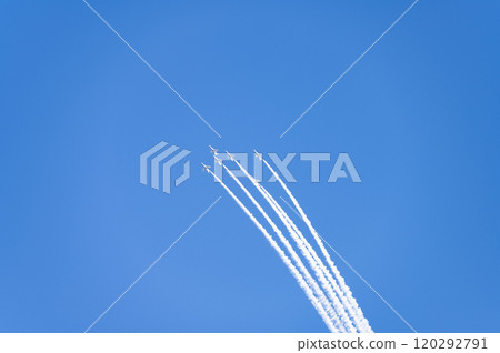 Blue impulse to fly on display 120292791