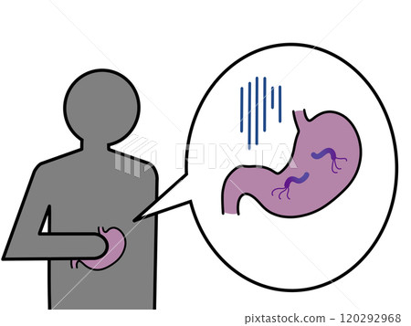 Stomach problems caused by Helicobacter pylori Stomach problems caused by Helicobacter pylori 120292968