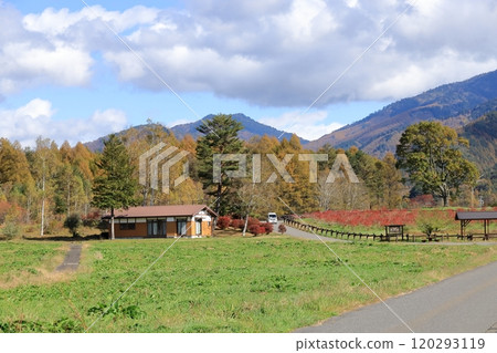 秋天的開田高原“木曾馬之裡” 秋天的開田高原“木曾馬之裡” 120293119