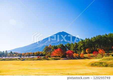 【山梨縣】從國立植樹節紀念廣場看到的富士山,秋天的楓葉很美 【山梨縣】從國立植樹節紀念廣場看到的富士山,秋天的楓葉很美 120293749