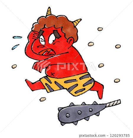 紅色惡魔逃離丟豆子的追擊 紅色惡魔逃離丟豆子的追擊 120293785