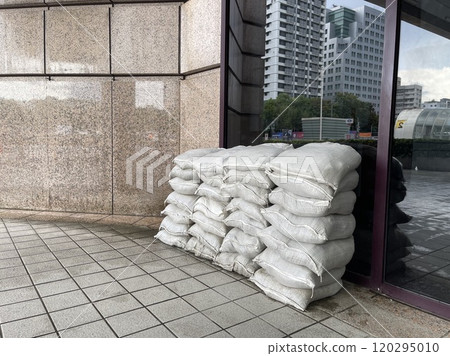 Sandbags at the door 01 Sandbags at the door 01 120295010