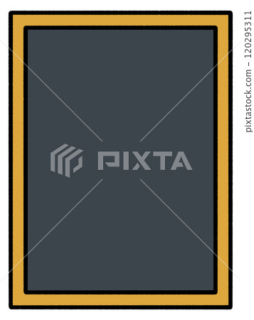 簡單的黑板插畫素材 簡單的黑板插畫素材 120295311