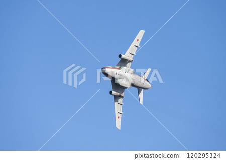 C1 transport aircraft on demonstration flight 120295324