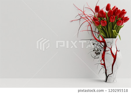 This is a Minimalist Abstract Background featuring Soft Colors ideal for various uses 120295518