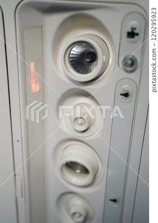 Airplane passenger seat ceiling Airplane passenger seat ceiling 120295923