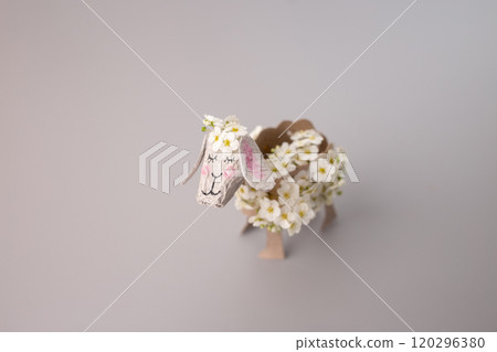 DIY summer paper craft for kids, how to make an sheep, handicraft from recycled materials DIY summer paper craft for kids, how to make an sheep, handicraft from recycled materials 120296380