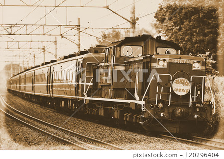 DD51/14 series express "Hamanasu" (old-fashioned image photo) 120296404