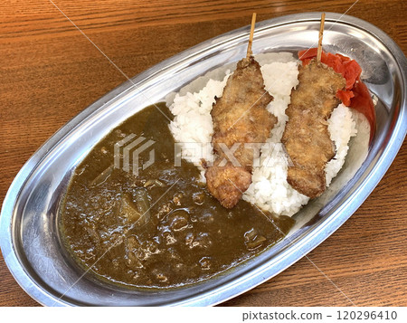 雞肉炸串咖哩 炸串咖哩 炸雞排咖哩 120296410