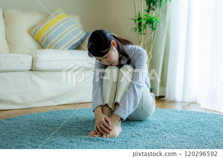 Depression Middle-aged woman Depression Middle-aged woman 120296592