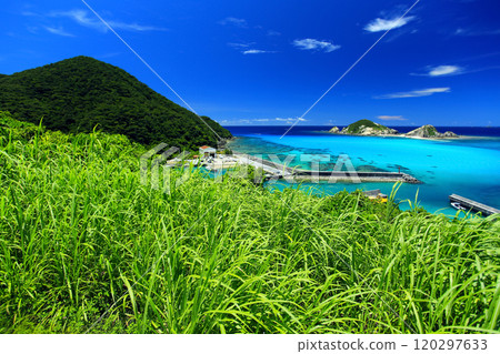 沖繩渡嘉敷島仲夏風光 120297633