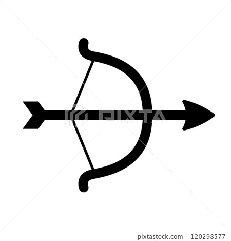 Bow silhouette Bow silhouette 120298577
