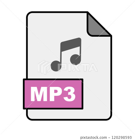 MP3 檔案圖示 MP3 檔案圖示 120298593