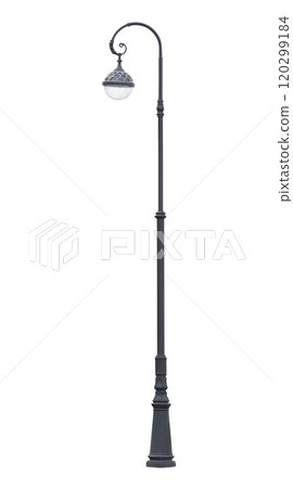 Street lamppost, isolated 120299184
