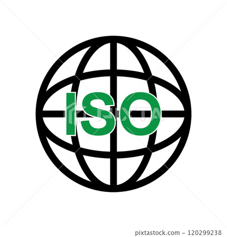 ISO logo design 120299238