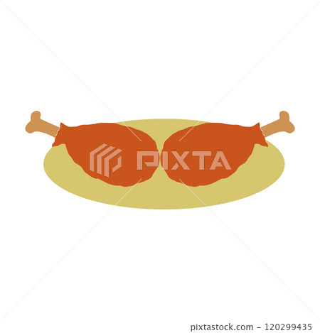 fried chicken icon 120299435