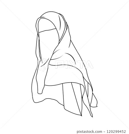 Muslimah hijab Logo 120299452