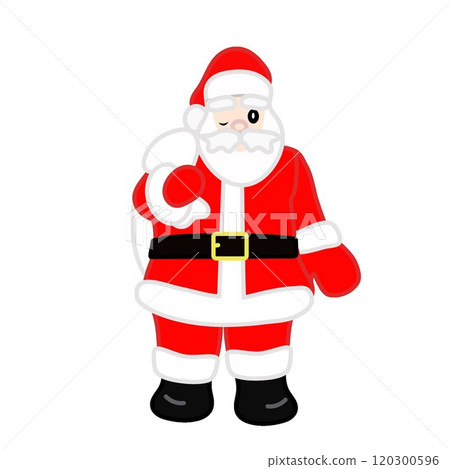 Santa's full body illustration Santa's full body illustration 120300596