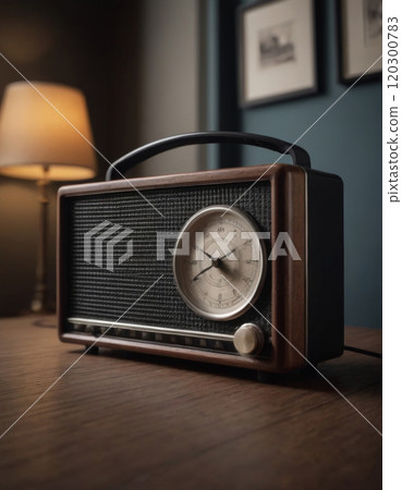 old vintage radio closeup old vintage radio closeup 120300783